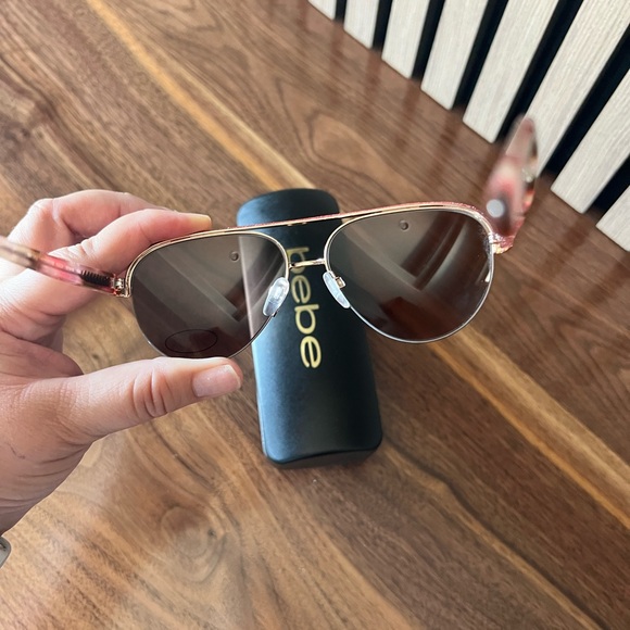 bebe Sunglasses Rose Gold main image 6